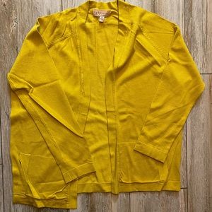 Philosophy Cardigan, Yellow, Medium